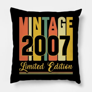 Vintage birthday gift idea Pillow