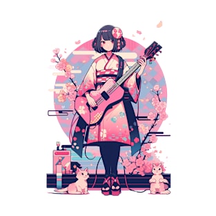 Guitar Girl # 1 T-Shirt