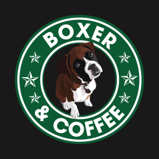 Boxer And Coffee T-Shirt