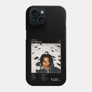 Little Simz - NO THANK YOU Tracklist Album Phone Case