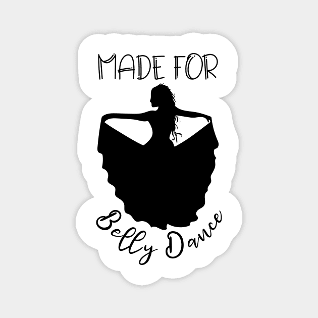 Belly dance dancing dancer Magnet by Johnny_Sk3tch