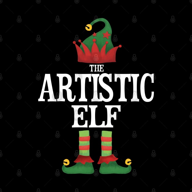 Artistic Elf Matching Family Group Christmas Party Pajamas by uglygiftideas