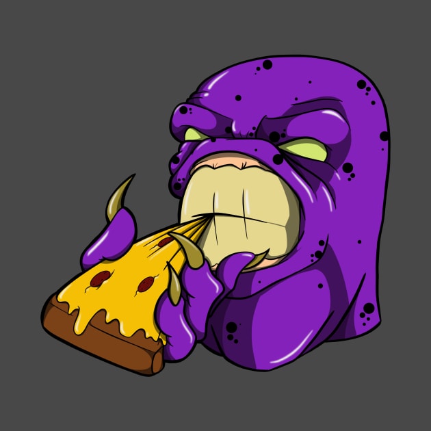 Monster Pizza by MumsMerch
