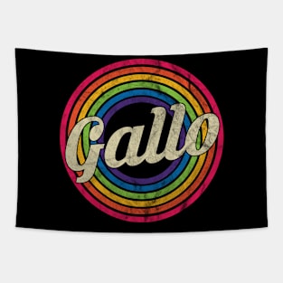 Gallo - Retro Rainbow Faded-Style Tapestry