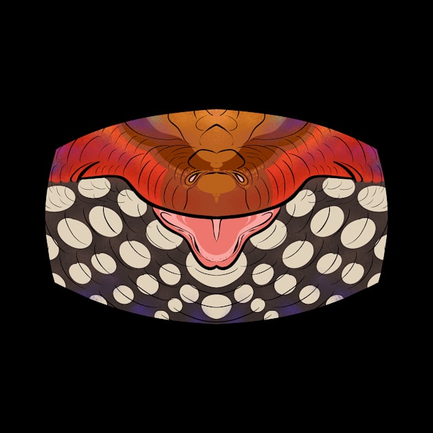 Fire Skink Mask by TwilightSaint