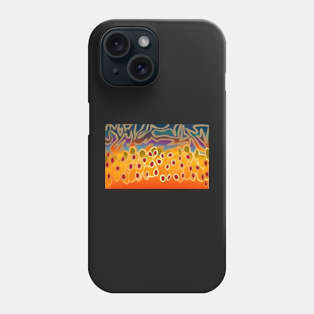 Brook Trout Camo II Phone Case by MikaelJenei