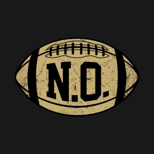 NO Retro Football - Black T-Shirt