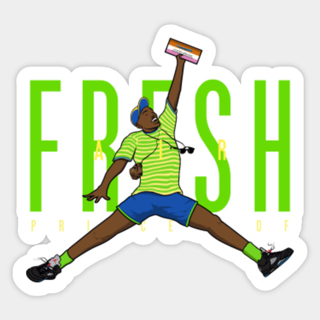 The Fresh Prince Of Bel Air Jordan Fresh Prince Sticker