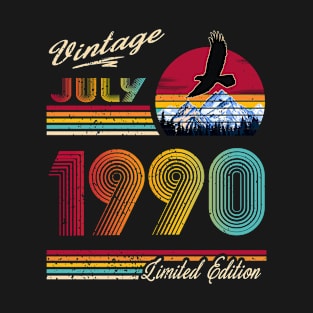 July 1990 Birthday T-Shirt