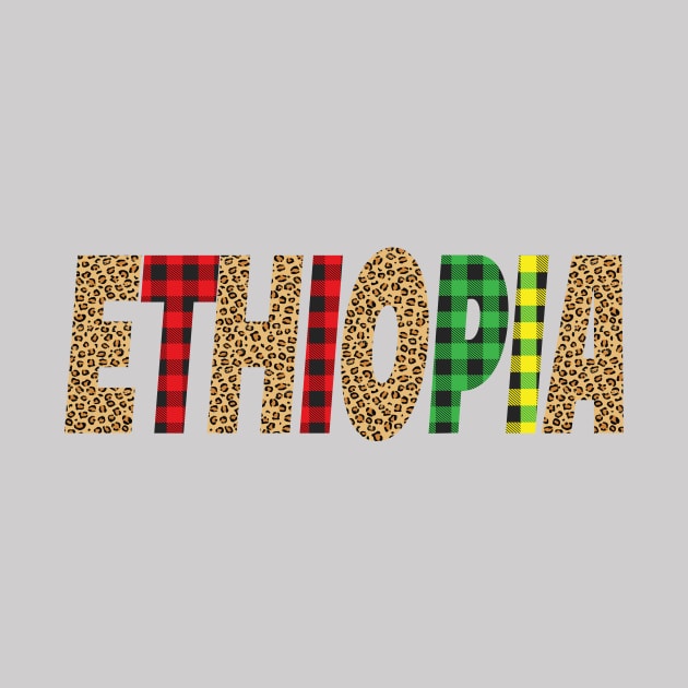 ETHIOPIA word art design by C-Tech