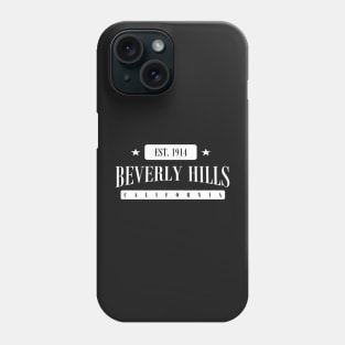 Beverly Hills Est. 1914 (Standard White) Phone Case