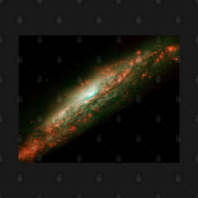 Galaxy NGC 3079, Hubble Space Telescope by immortalpeaches