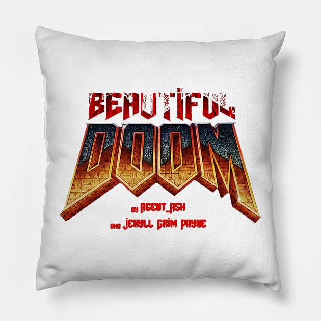 Beautiful Doom//Acen_Ash Pillow by Tari Company