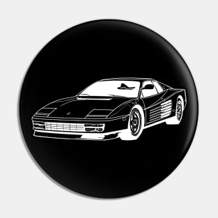 Italian Classic Cars Pin