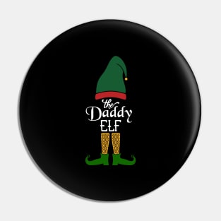 The Daddy Elf Matching Family Group Christmas Party Pajama Pin