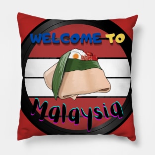 welcome to malaysia travel Pillow