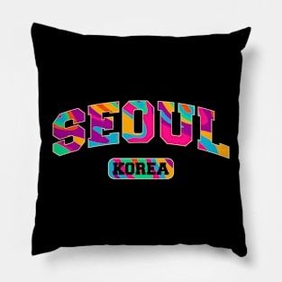 Seoul Korea Pillow