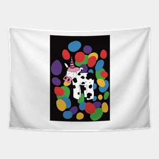 Party Cow Tapestry