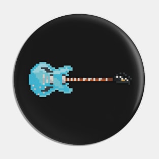 Pixel Blue Gibson DG Guitar Pin