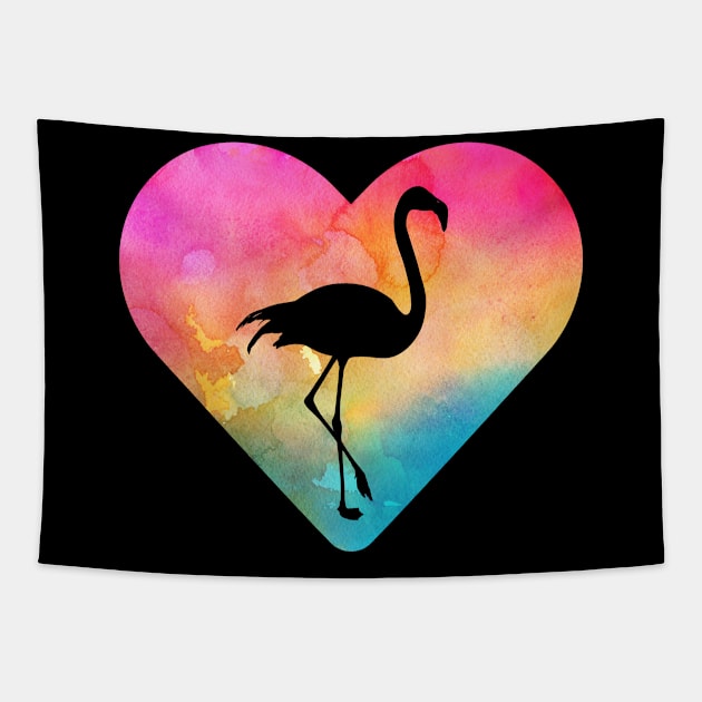 Flamingo Gift for Girls and Women Tapestry by JKFDesigns