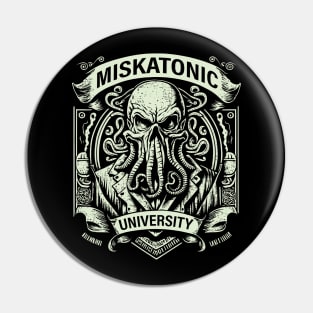 Cthulhu Miskatonic University Pin