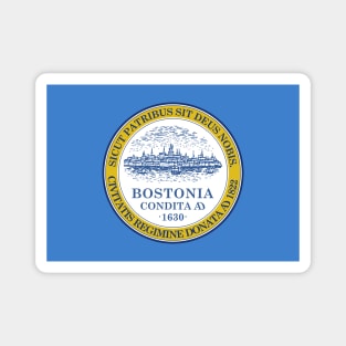 Flag of Boston Massachusetts Magnet