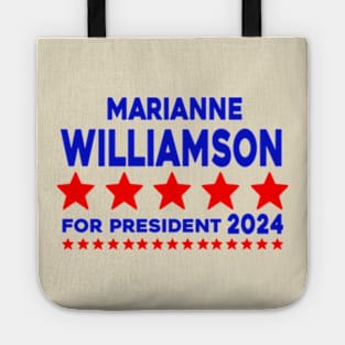 Marianne Williamson 24 For President 2024 Tote