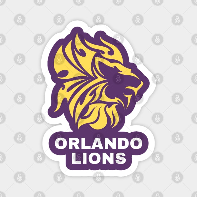 Support Orlando Soccer and The Lions! Magnet by SoccerOrlando