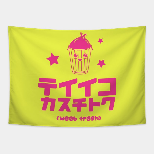 Weeb Trash Tapestry by NerdGamePlus