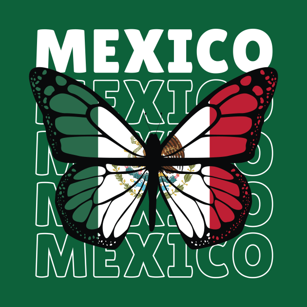 I Love Mexico // Mexican Flag // Mexican Pride by SLAG_Creative