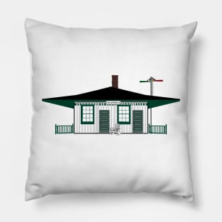 Collierville Train Station Pillow