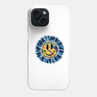 Graffiti Groove: 90s Smiley Splash!"- Retro Cute Hipster Blues Phone Case