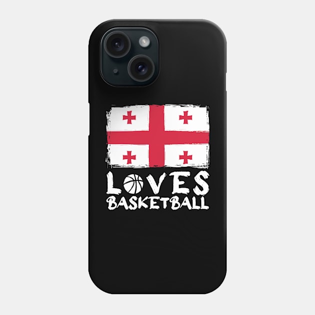 Georgia Loves Basketball Phone Case by Arestration