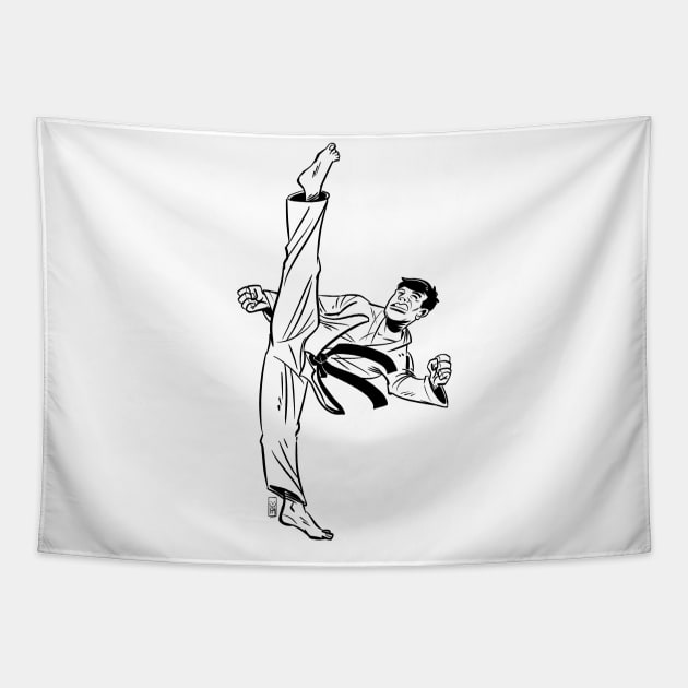 Taekwon-do! Tapestry by Mason Comics