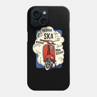 ska reggae rocksteady and scooter for all rudeboys and scooterboys Phone Case