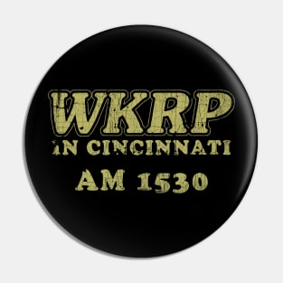 Wkrp distressed Pin