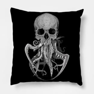 Skull with tentacles Pillow