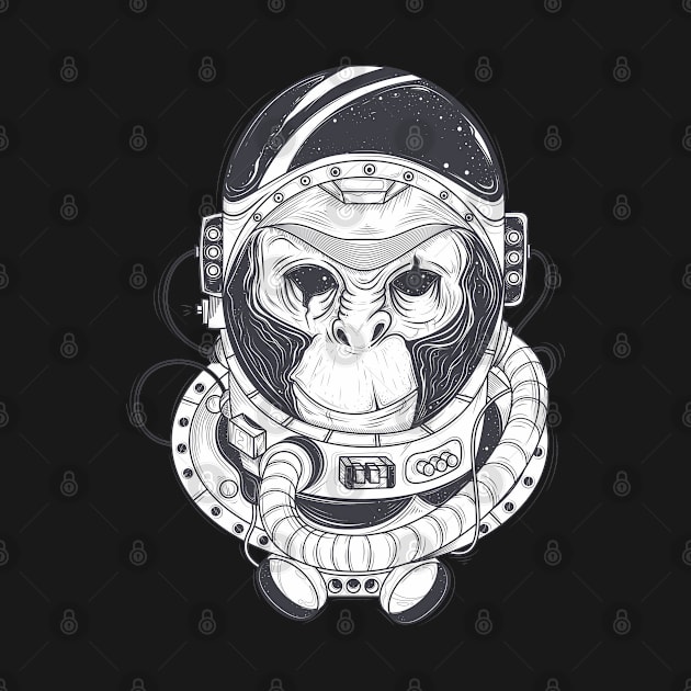 Astronaut Monkey by Mako Design 