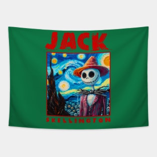 Jack in starry night Tapestry