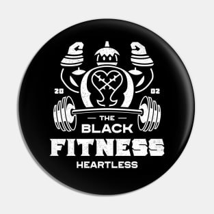 Large Body Heartless Gym Pin