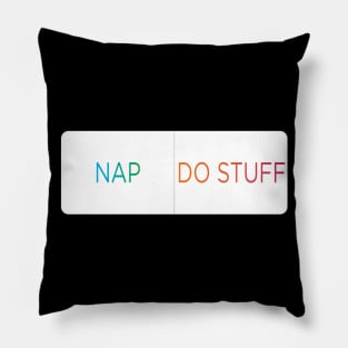 Nap or Do Stuff that is the question. Will laziness win? Instagram Poll. Pillow