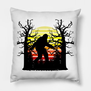 Funny Bigfoot and Sasquatch T Shirts Pillow