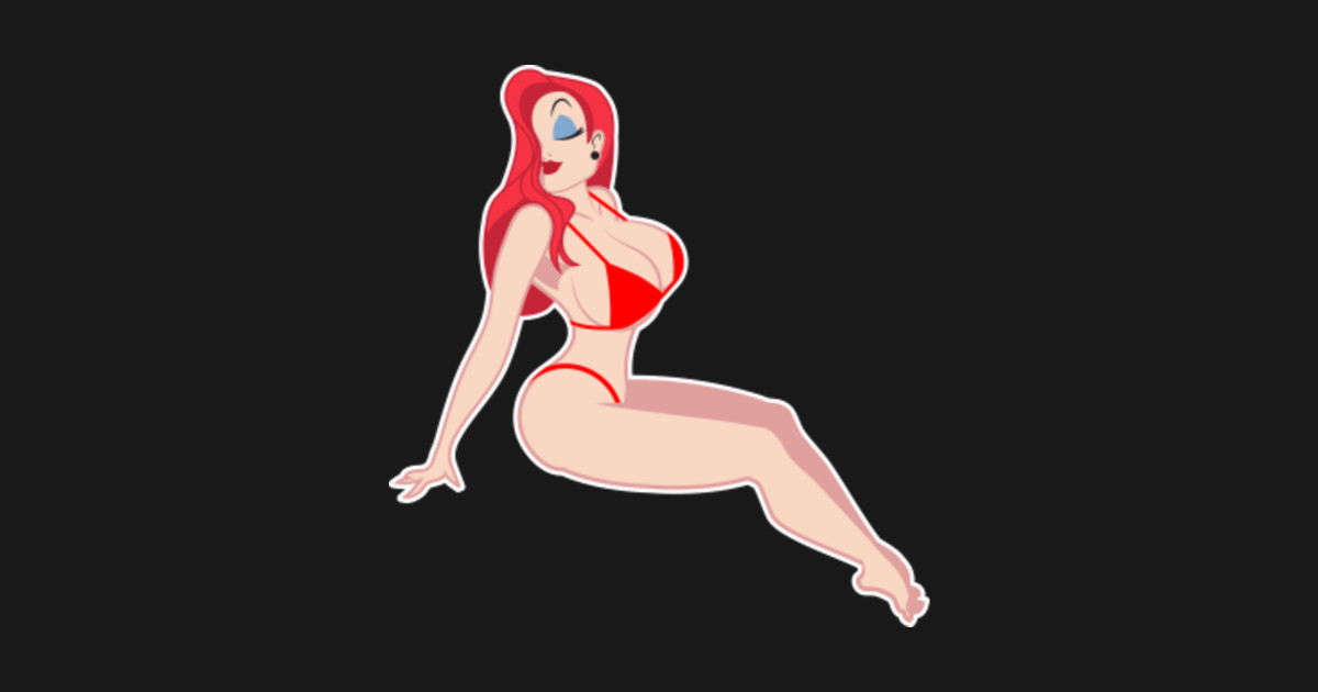 Shop Bikini Busty Read Head jessica-rabbit posters and art prints designed ...