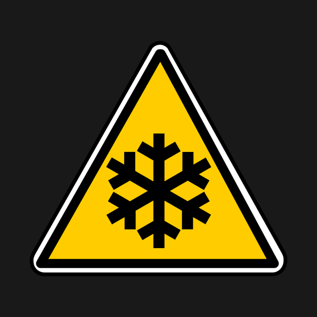 Ice Warning Sign by Mamon