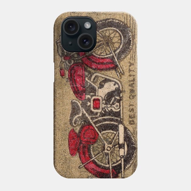 Vintage Motorcycle Design Phone Case by PsychedelicAstronaut