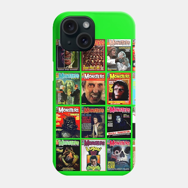 Famous Monsters Collage Series 5 Phone Case by Starbase79