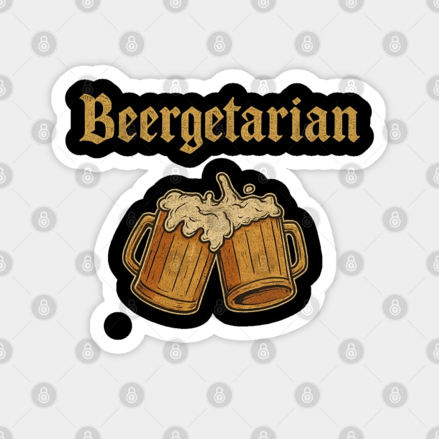 Beergetarian Magnet by Stylecombinator