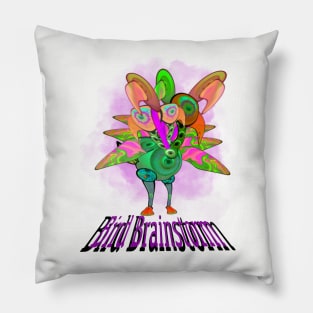 Bird Brainstorm Pillow