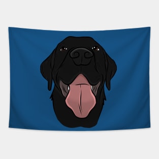 Happy Black Lab Tapestry