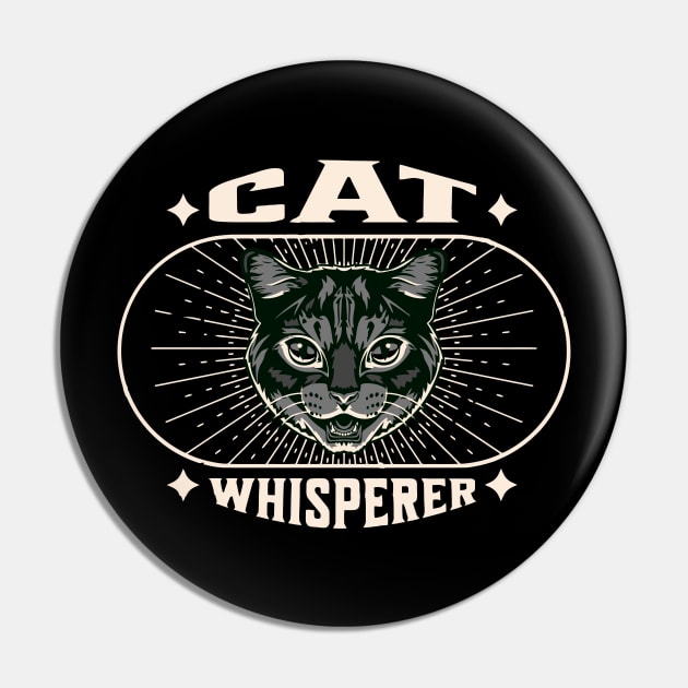 Cat Whisperer Pin by Zercohotu